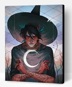 Male Witch Art Paint By Number