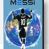 Messi Silhouette Paint By Number