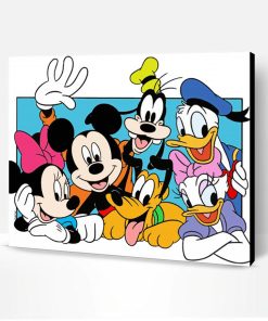 Mickey And Friends Paint By Number