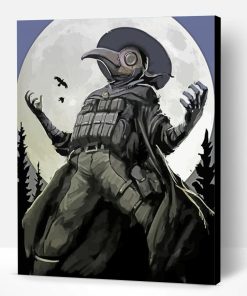 Moonlight Plague Doctor Paint By Number