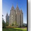 Mormon Temple Salt Lake City Utah Paint By Number