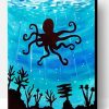 Octopus Silhouette Paint By Number
