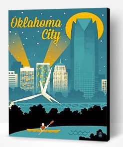 Oklahoma City Poster Paint By Number