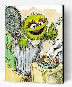 Oscar The Grouch Art Paint By Number