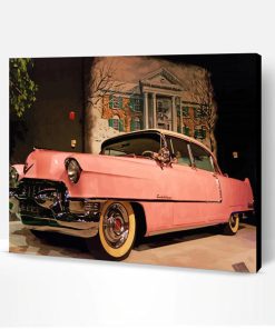 Pink Cadillac Car Paint By Number