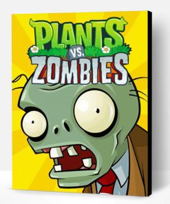 Plants VS Zombies Poster Paint By Number