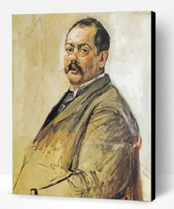 Portrait Of The Painter Lovis Corinth By Max Liebermann Paint By Number