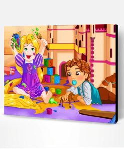 Rapunzel And Flynn Disney Babies Paint By Number