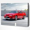 Red Skyline R32 Paint By Number