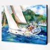 Sailboat Race Art Paint By Number