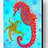 Seahorses Starfish Art Paint By Number