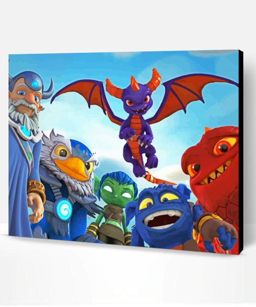 Skylander Characters Paint By Number