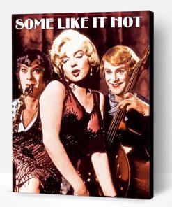 Some Like It Hot Poster Paint By Number