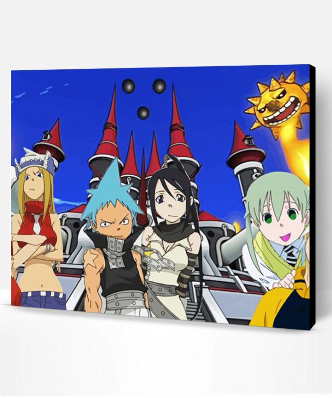 Soul Eater Manga Anime Paint By Number