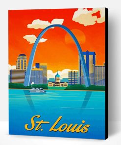 St Louis Mo Paint By Number