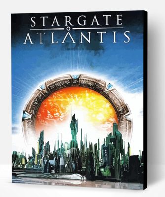 Stargate Atlantis Poster Paint By Number