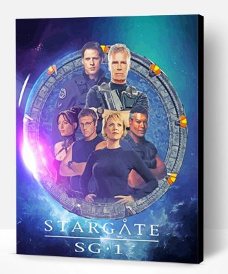 Stargate Sg1 Poster Paint By Number