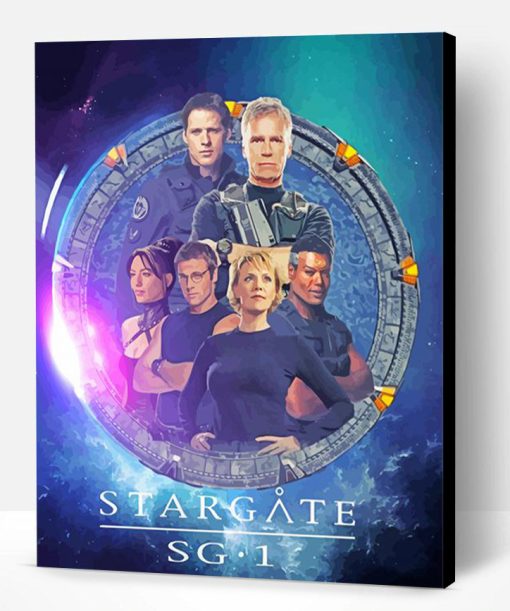 Stargate Sg1 Poster Paint By Number