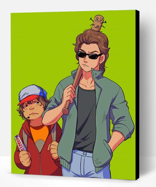 Steve Harrington Dustin Henderson Art Paint By Number