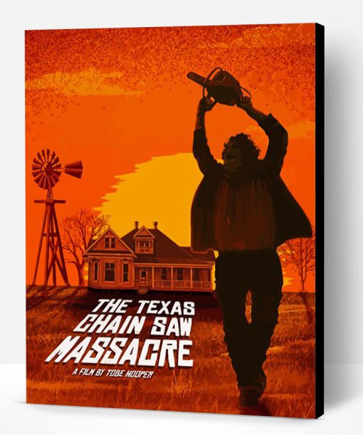 The Texas Chainsaw Massacre Poster Paint By Number