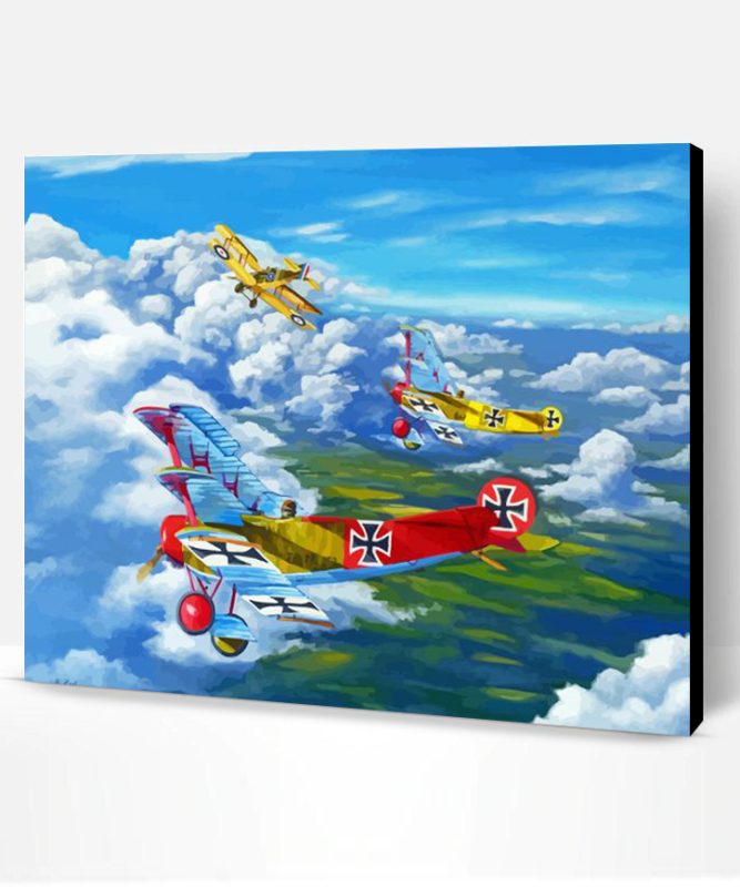 The Triplanes Paint By Number