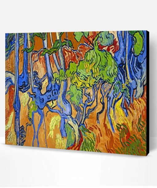 Tree Roots And Trunks By Vincent Van Gogh Paint By Number