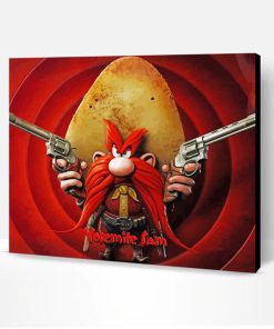 Yosemite Sam Poster Paint By Number