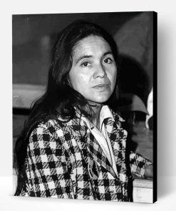 Young Dolores Huerta Paint By Number