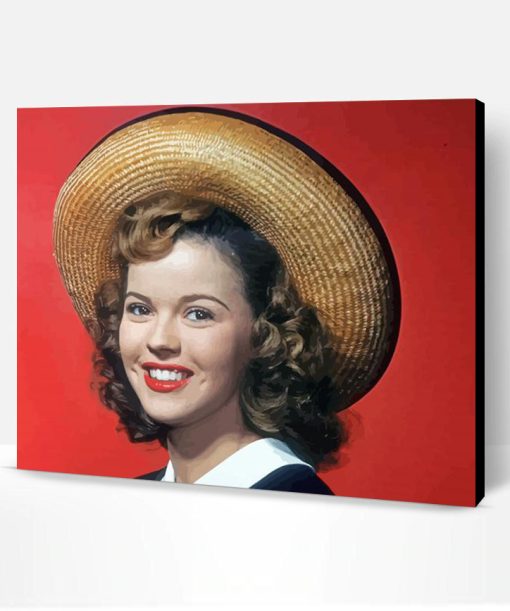 Young Shirley Temple Paint By Number