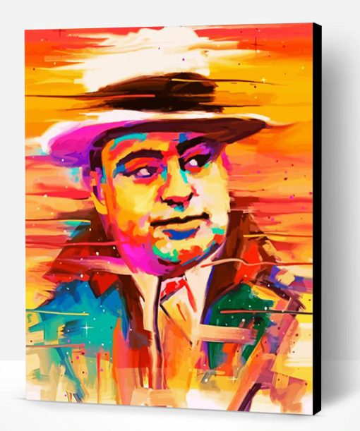 Abstract Al Capone Art Paint By Number