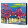 Abstract Forth Bridge Paint By Number