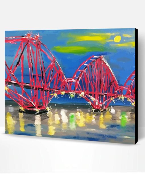 Abstract Forth Bridge Paint By Number