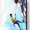 Abstract Rock Climber Paint By Number