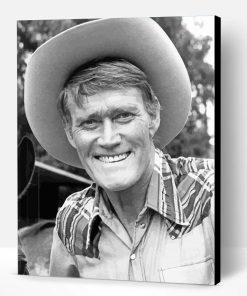 Actor Chuck Connors Paint By Number