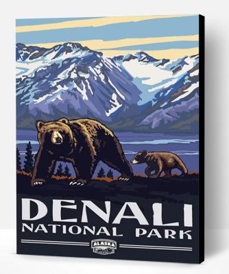 Aesthetic Alaska National Park Paint By Number