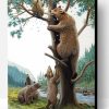 Aesthetic Bear Family Art Paint By Number