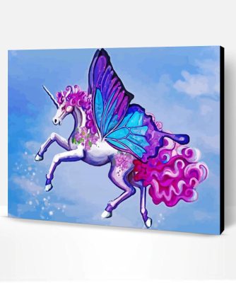 Aesthetic Butterfly Horse Art Paint By Number