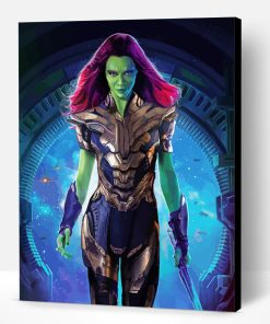 Aesthetic Gamora Art Paint By Number