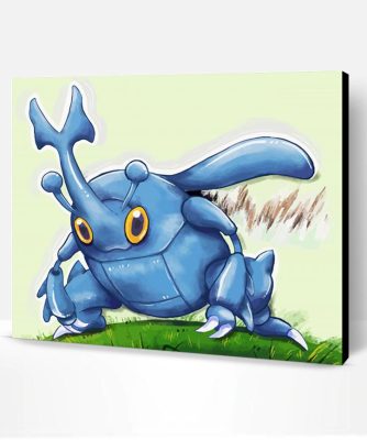 Aesthetic Heracross Pokemon Art Paint By Number