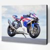 Aesthetic Honda Fireblade Motorcycle Paint By Number
