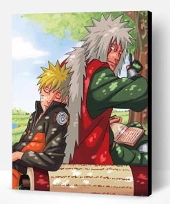 Aesthetic Jiraya And Naruto Paint By Number