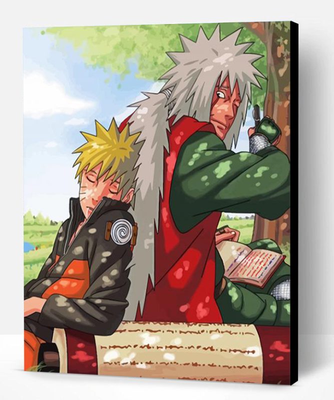 Aesthetic Jiraya And Naruto Paint By Numbers Paint By Numbers PRO