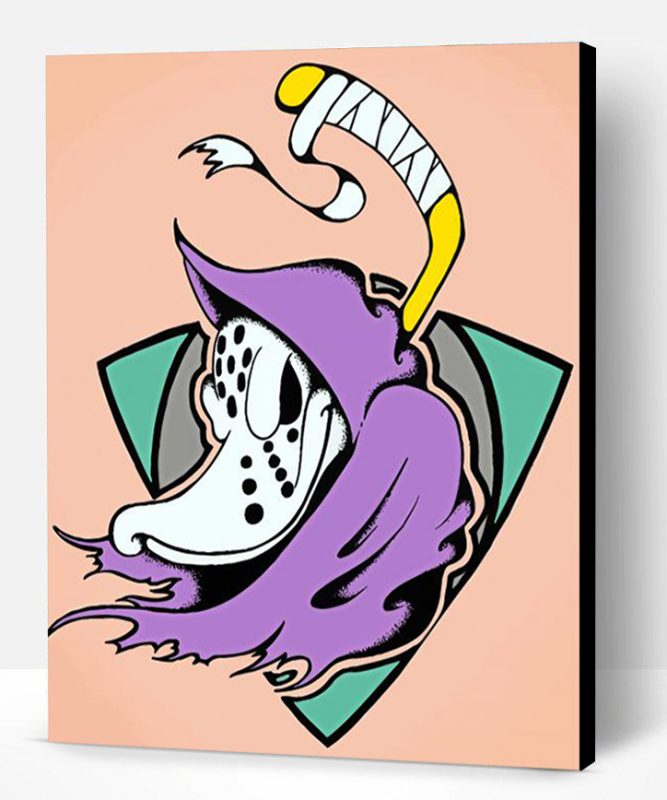 Aesthetic Mighty Ducks Logo Paint By Number