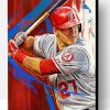 Aesthetic Mike Trout Art Paint By Number
