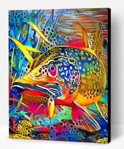 Aesthetic Northern Fish Art Paint By Number