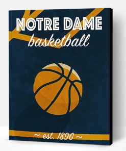 Aesthetic Notre Dame Basketball Paint By Number