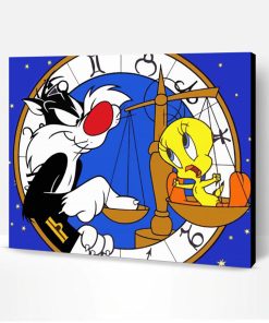 Aesthetic Sylvester And Tweety Paint By Number