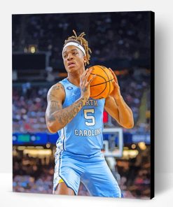 Aesthetic Tar Heels North Carolina Player Paint By Number