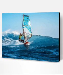 Aesthetic Windsurfer Paint By Number