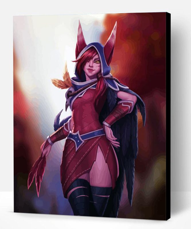 Aesthetic Xayah Art Paint By Number